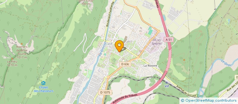 localisation de l'entreprise AFITAC  VIF