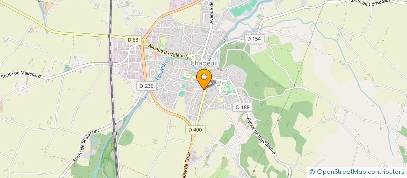 localisation de l'entreprise AFITECH à CHABEUIL