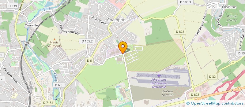 localisation de l'entreprise AFITEXINOV à CHAMPHOL