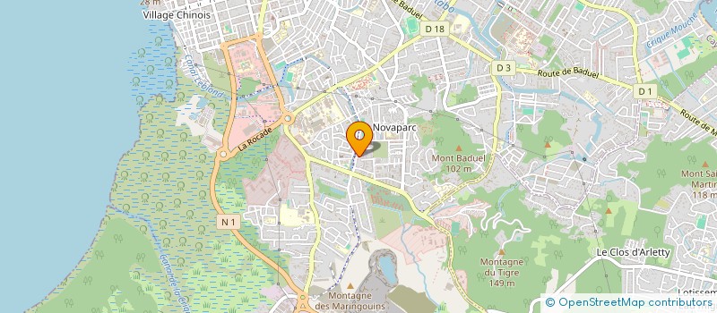 localisation de l'entreprise AFIWOA à CAYENNE