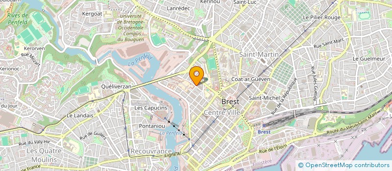 localisation de l'entreprise AFIX EURL à BREST