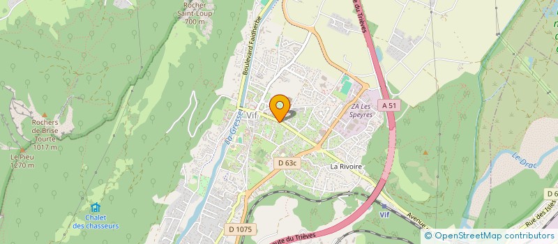 localisation de l'entreprise AFJ  VIF