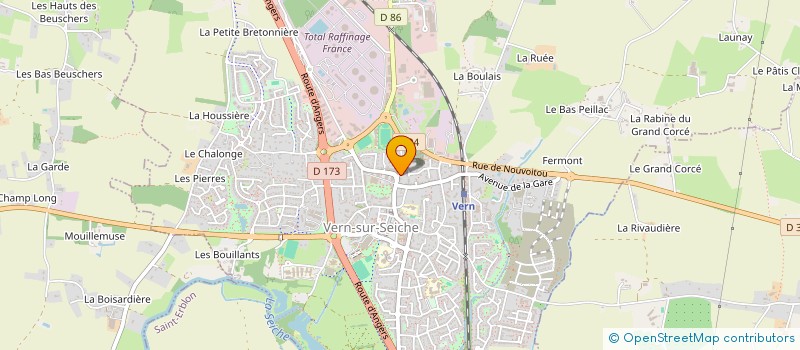 localisation de l'entreprise AFJ  VERN-SUR-SEICHE