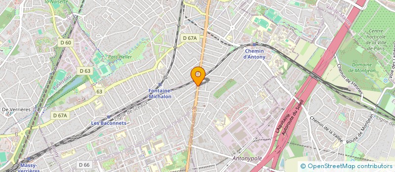 localisation de l'entreprise AFJ AUTO à ANTONY