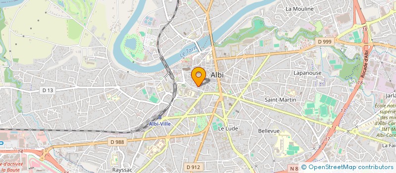 localisation de l'entreprise AFJ BENGALI à ALBI