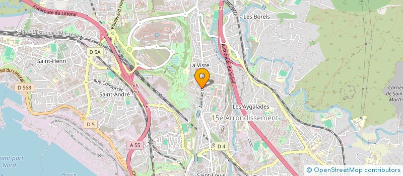 localisation de l'entreprise AFJ SUP  MARSEILLE