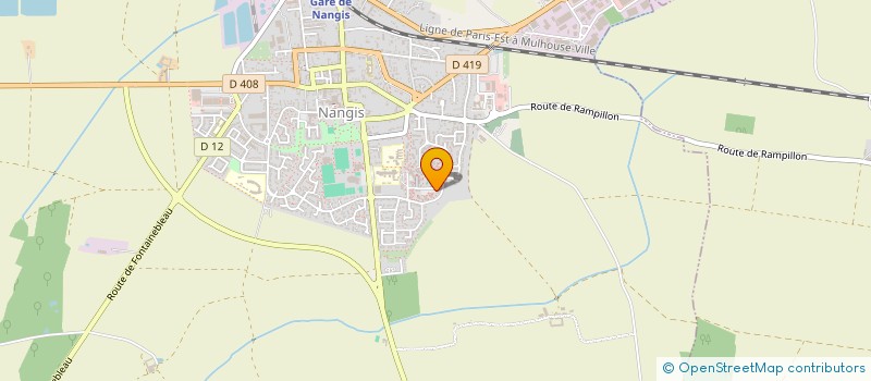 localisation de l'entreprise AFJ TRANSPORTS à NANGIS