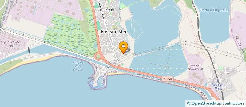 localisation de l'entreprise AFJE ASS FOSSEENN JEUNES EMPLO à FOS-SUR-MER