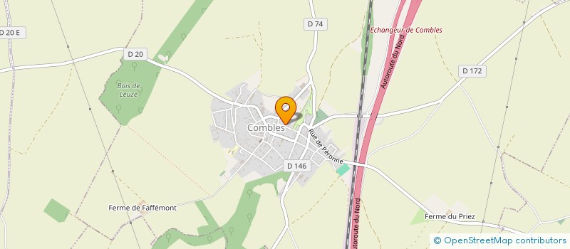 localisation de l'entreprise AFJL  COMBLES