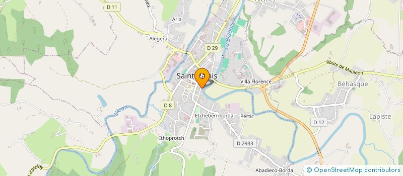 localisation de l'entreprise AFJRA ASSOC FORMAT JEUNES RURA à SAINT-PALAIS