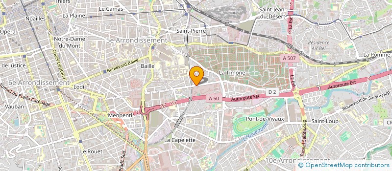 localisation de l'entreprise AFK à MARSEILLE