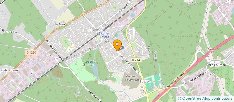 localisation de l'entreprise AFK à CESTAS