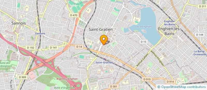 localisation de l'entreprise AFK TRANSPORT  SAINT-GRATIEN