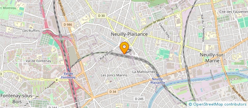 localisation de l'entreprise AFKC  LE PERREUX-SUR-MARNE