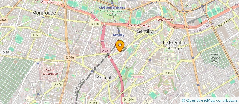 localisation de l'entreprise AFKK à GENTILLY