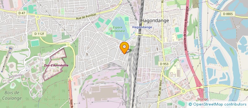 localisation de l'entreprise AFL à HAGONDANGE