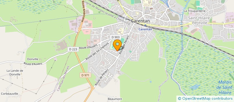 localisation de l'entreprise AFL à CARENTAN-LES-MARAIS