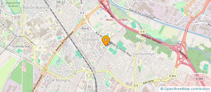 localisation de l'entreprise AFL  REIMS