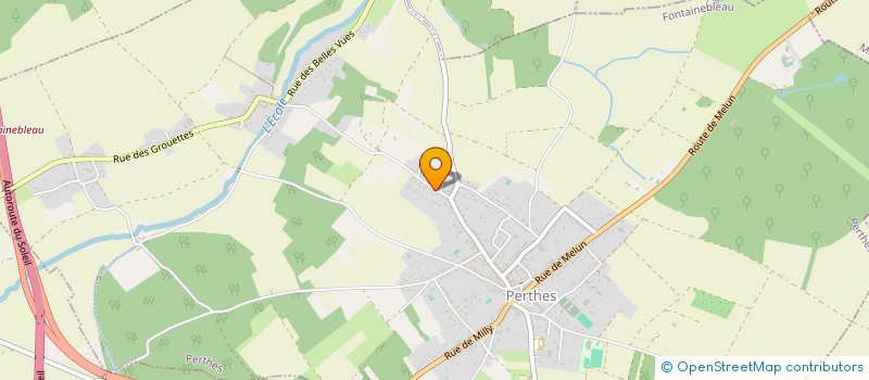 localisation de l'entreprise AFL  PERTHES