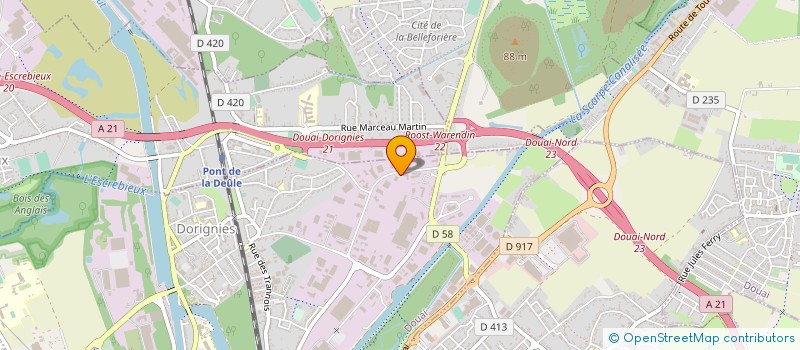 localisation de l'entreprise AFL AMELIORATION FRANCAISE DU LOGEMENT à DOUAI