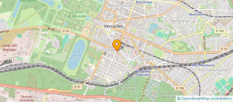 localisation de l'entreprise AFL BAT à VERSAILLES