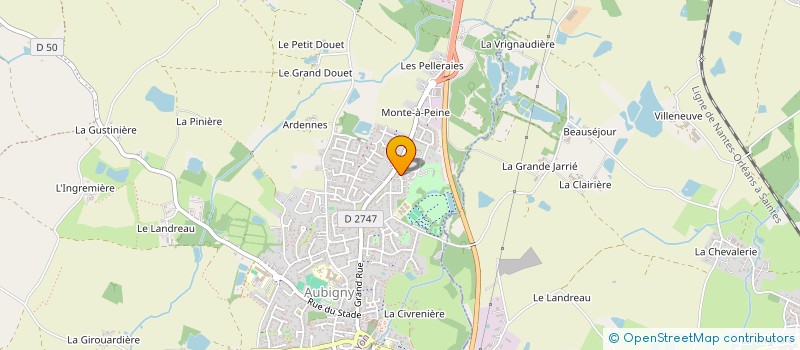 localisation de l'entreprise AFL COMMUNICATION à AUBIGNY-LES CLOUZEAUX
