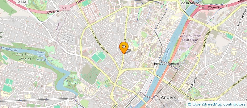 localisation de l'entreprise AFL  DESIGN à ANGERS