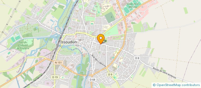 localisation de l'entreprise AFL DIAGNOSTICS à ISSOUDUN