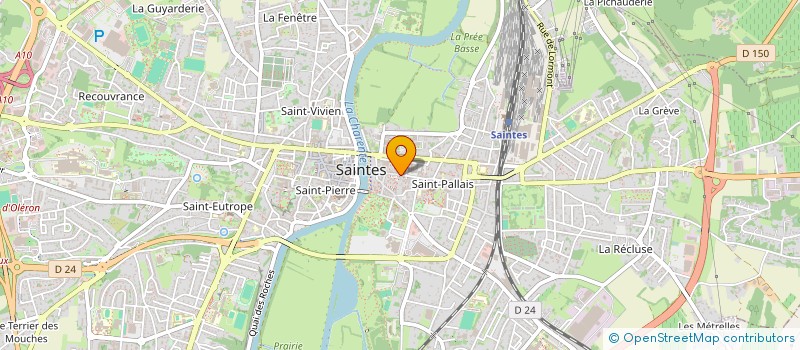 localisation de l'entreprise AFL PARTICIPATIONS  SAINTES