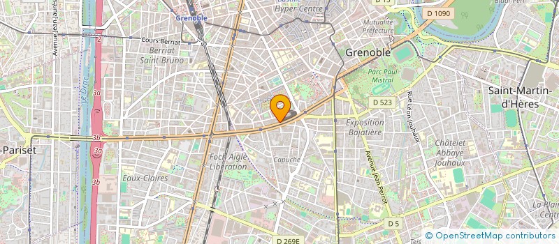 localisation de l'entreprise AFL PATRIMOINE DAUPHINE à GRENOBLE