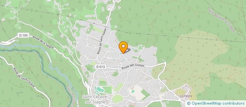 localisation de l'entreprise AFL PAYSAGISTE à SAINT-CEZAIRE-SUR-SIAGNE