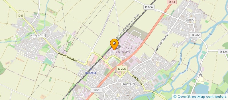 localisation de l'entreprise AFL SERVICES à BENFELD