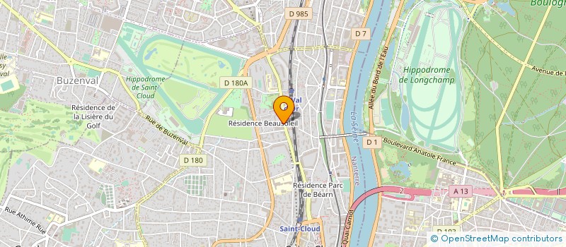 localisation de l'entreprise AFL STORES à SAINT-CLOUD