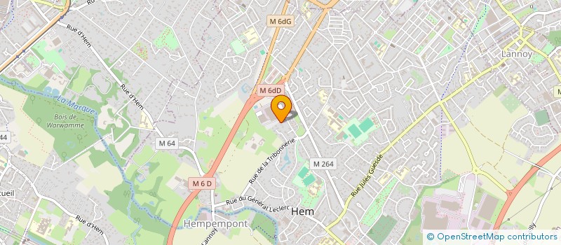 localisation de l'entreprise AFLF  HEM