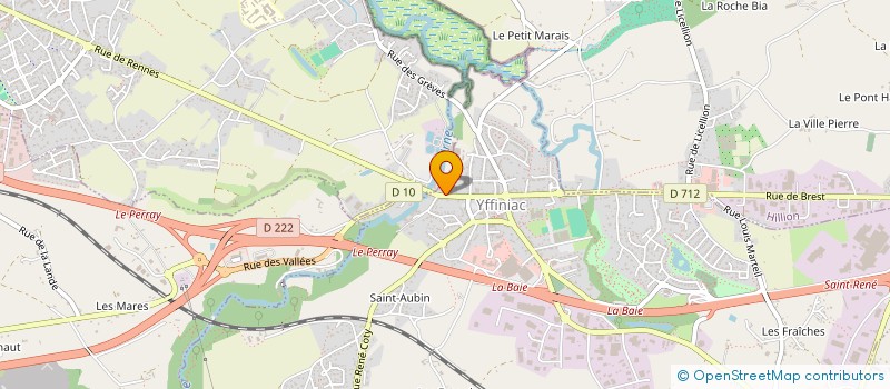 localisation de l'entreprise AFLG IMMOBILIER  YFFINIAC