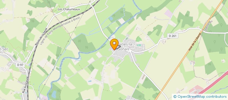 localisation de l'entreprise AFLM PATRIMOINE  VILLAINES-LA-GONAIS