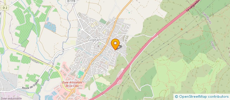 localisation de l'entreprise AFLOROJA  GIGEAN