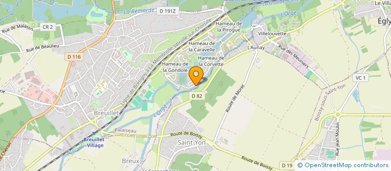 localisation de l'entreprise AFLORY  BREUILLET