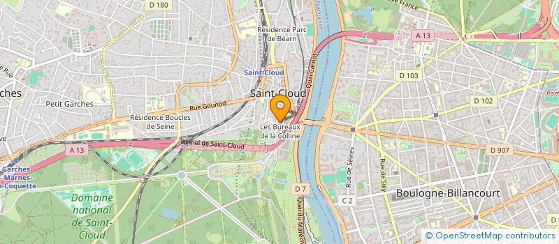 localisation de l'entreprise AFLUENS à SAINT-CLOUD