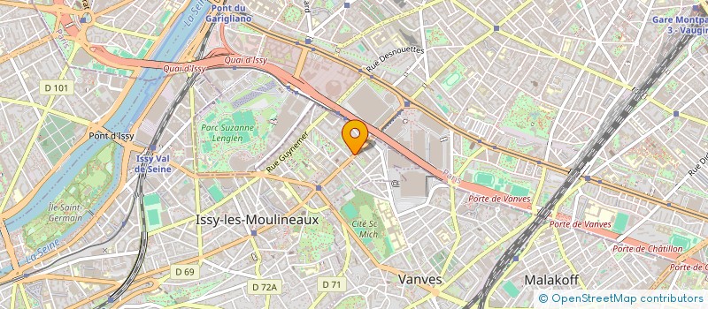 localisation de l'entreprise AFM à ISSY-LES-MOULINEAUX