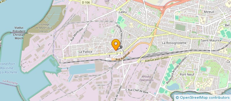 localisation de l'entreprise AFM  LA ROCHELLE