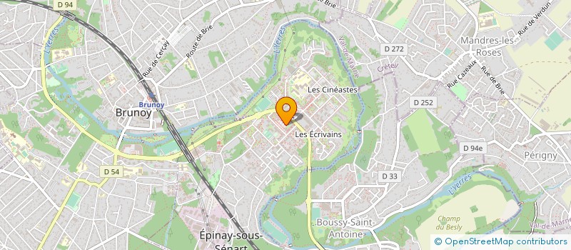 localisation de l'entreprise AFM AMENAGEMENT FERMETURES MIROITERIE  EPINAY-SOUS-SENART