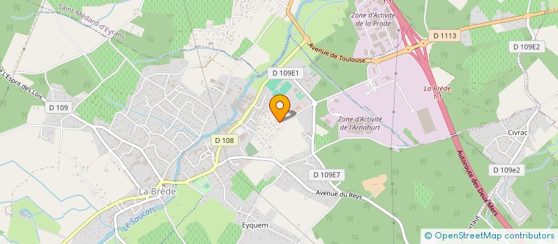 localisation de l'entreprise AFM-APPART  LA BREDE