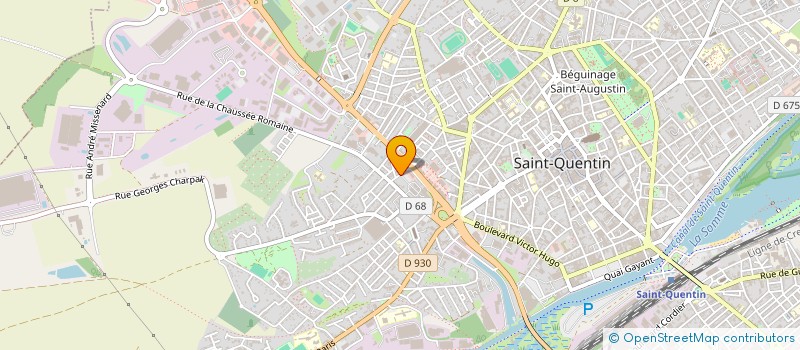 localisation de l'entreprise AFM BATIMENT à SAINT-QUENTIN