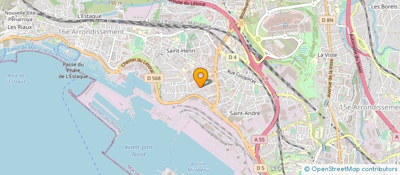 localisation de l'entreprise AFM DEPANNAGES à MARSEILLE 16EME
