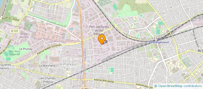 localisation de l'entreprise AFM ENVIRONNEMENT à ARGENTEUIL