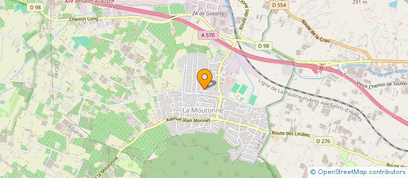 localisation de l'entreprise AFM FORMATION  LA CRAU