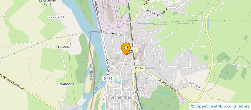 localisation de l'entreprise AFM MACONNERIE à FOURCHAMBAULT