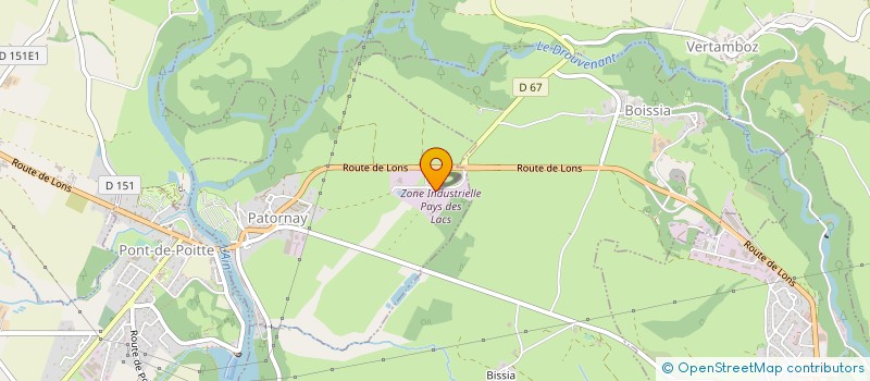 localisation de l'entreprise AFM OPTIC à PATORNAY