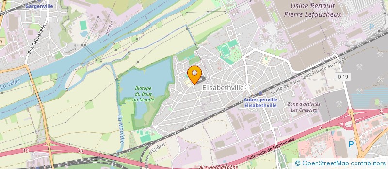 localisation de l'entreprise AFM PLOMBERIE CHAUFFAGE  EPONE